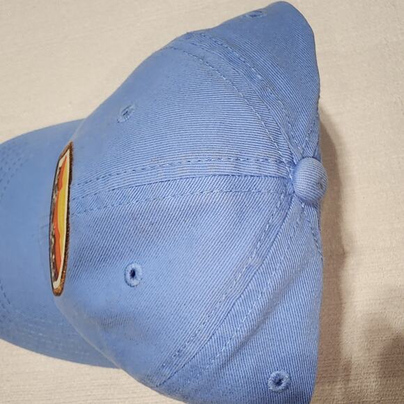 après ski blue hat embroidered adjustable strap - Picture 3 of 6